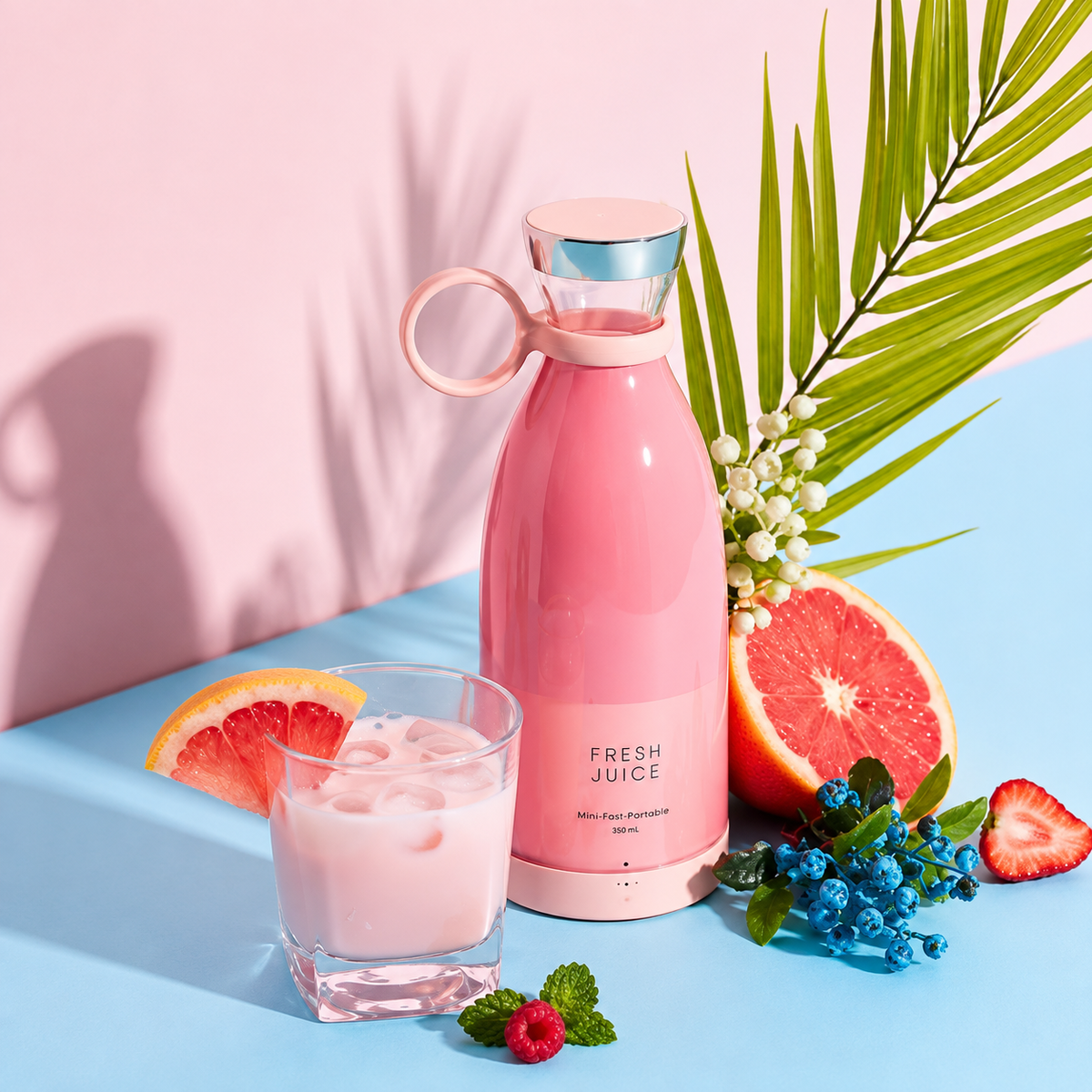 Electric Portable Mini Juicer Bottle | Wireless Personal Size Juicer Blender