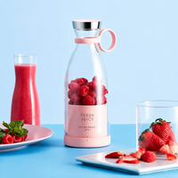 Electric Portable Mini Juicer Bottle | Wireless Personal Size Juicer Blender